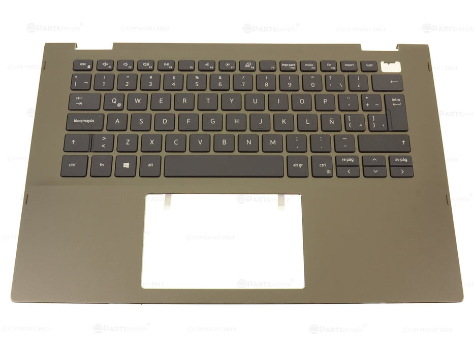 New SPANISH - Dell OEM Inspiron 7405 2-in-1 Keyboard Palmrest Assembly - 01CD9