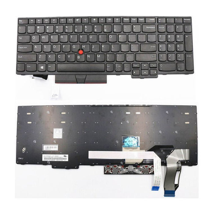 New Lenovo ThinkPad E580 E585 L580 P52 P53 P73 T590 US English Keyboard Non Backlit 01YP640 01YP720