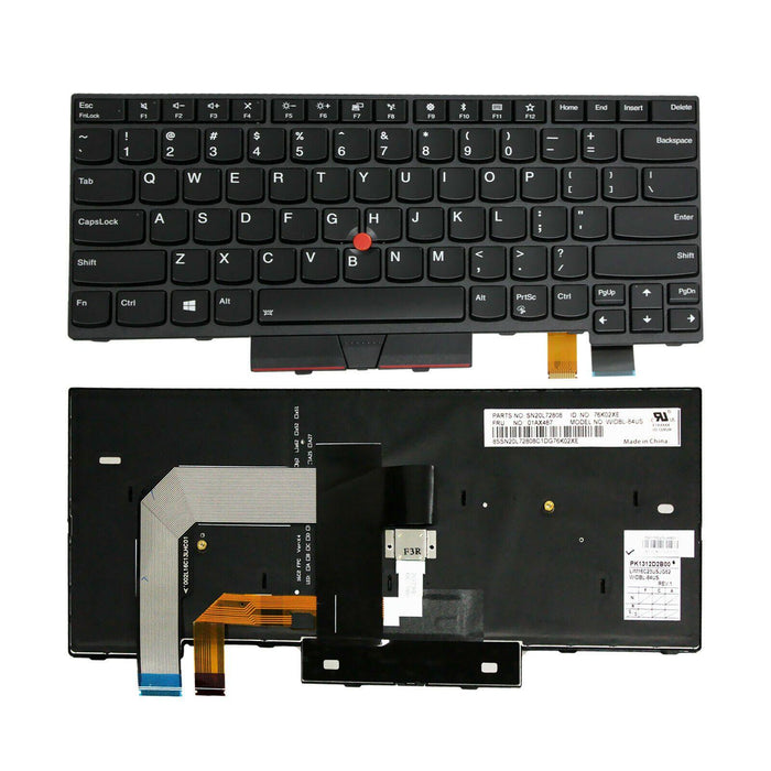 New Lenovo Thinkpad T470 T480 Backlit Keyboard 01AX487 01AX517 01AX569 01HX448 SN20L72838 SN20L72890 SN20P41790