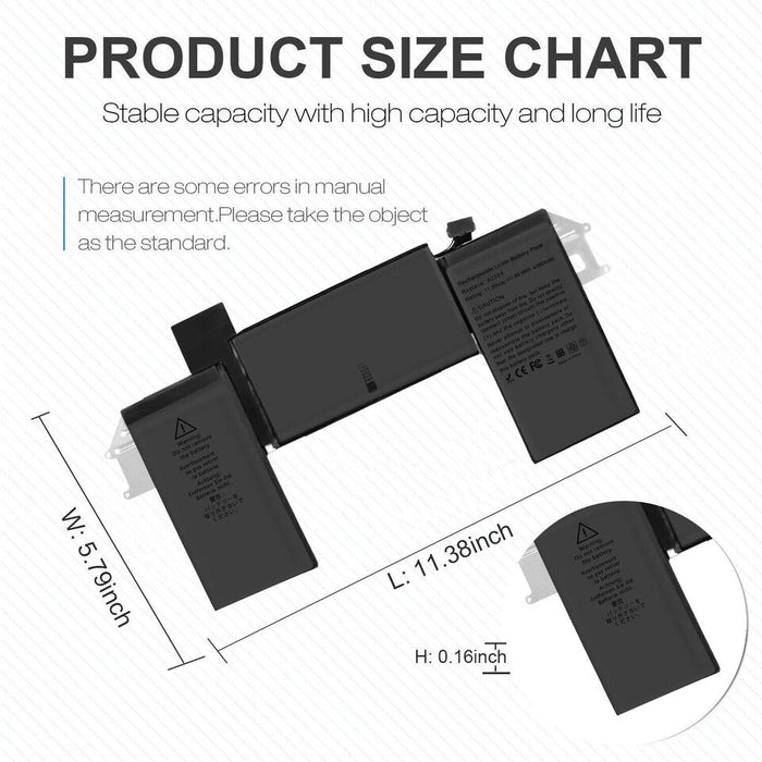 New Compatible Apple MacBook Air 13 A2179 Battery 49.9WH