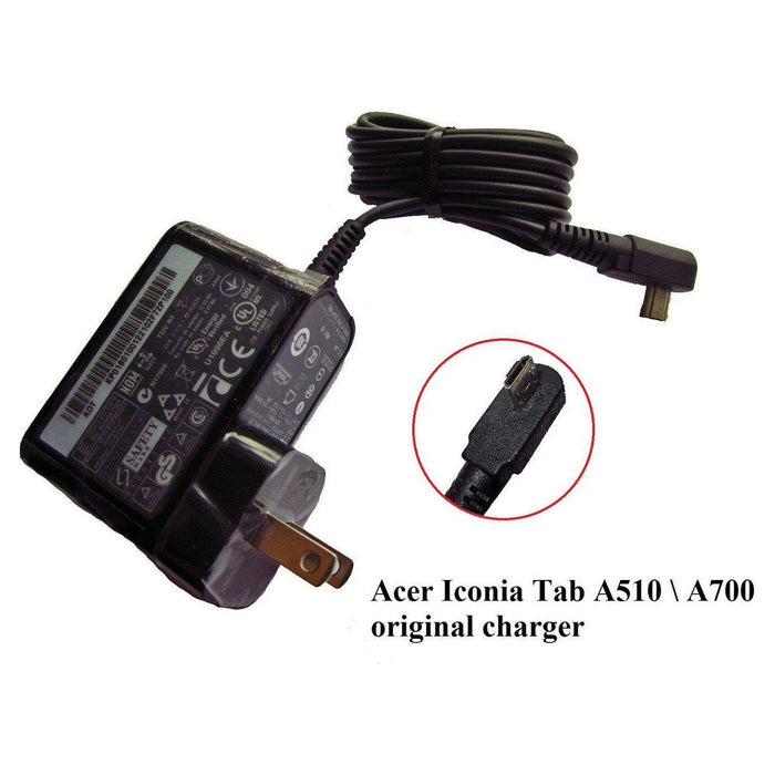 New Compatible Acer Iconia Tab A511 A701 Ac Adapter Charger & Plug 18W