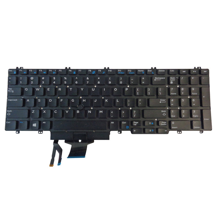 New Non-Backlit Keyboard for Dell Precision 7530 7540 7730 7740 Laptops 0NMVF