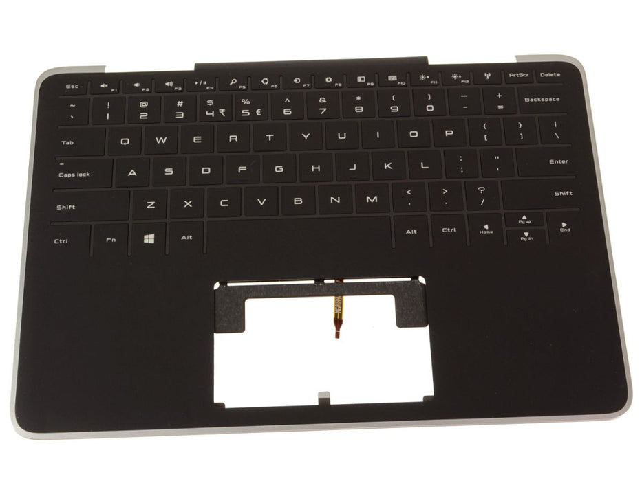 New US INTL Dell OEM XPS 11 (9P33) Keyboard Palmrest Assembly - NO TP - T1KKK