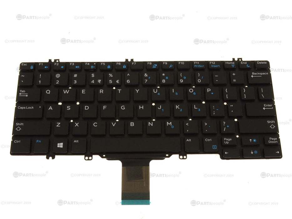 New US INTL - Dell OEM Latitude 5289 / 7280 / 5280 / 7380 Laptop Keyboard - No BL - 1TC47