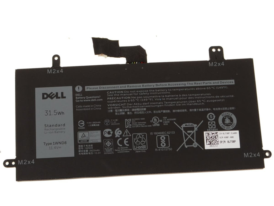 New Genuine Dell Latitude 5285 / 5290 2-in-1 3-Cell Battery 31.5Wh 01WND8 1WND8