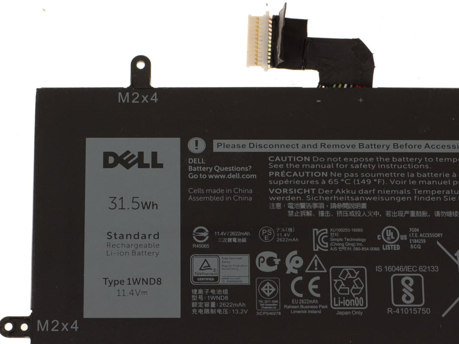 New Genuine Dell Latitude 5285 / 5290 2-in-1 3-Cell Battery 31.5Wh 01WND8 1WND8