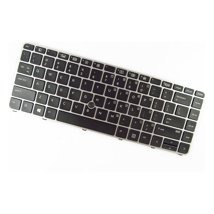 New HP EliteBook G3 745 840 G4 840 Silver English Backlit keyboard