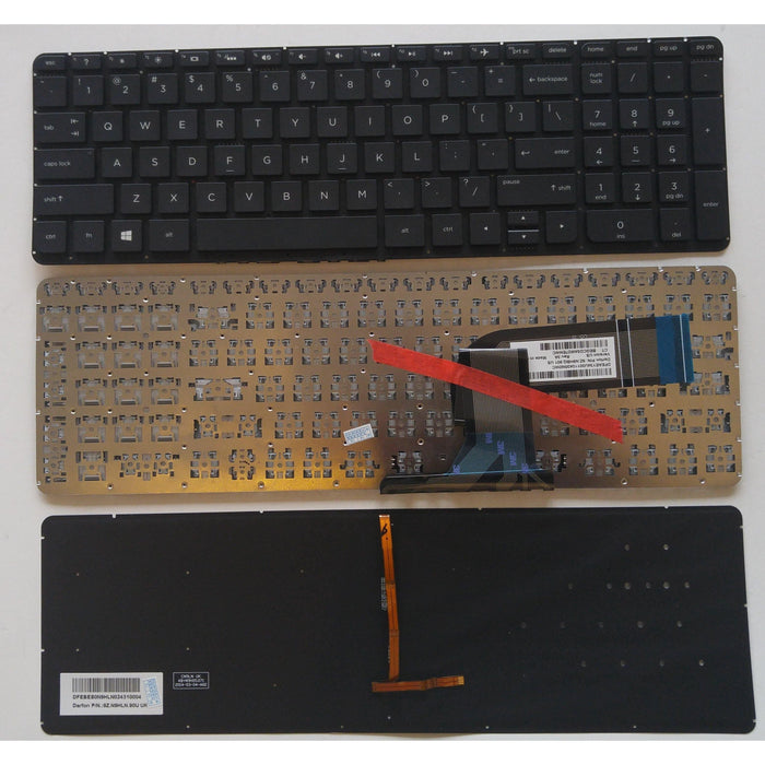 New HP Pavilion Beats 15-p000 15-p008au 15-p030nr 15-P Backlit Keyboard US English