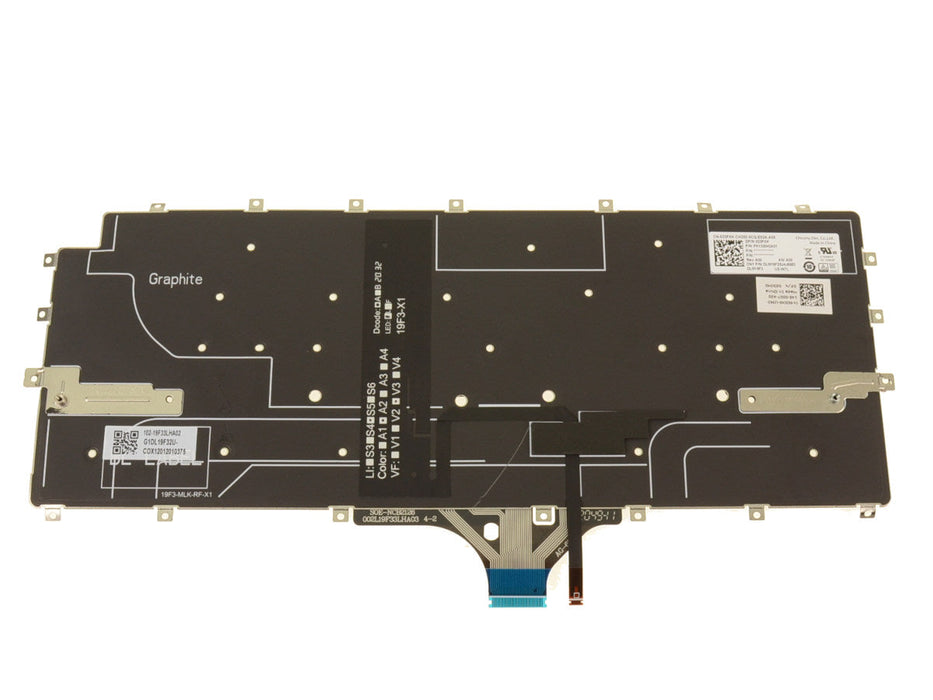 New US INTL - Dell OEM Latitude 9510 / 9520 Backlit Keyboard - 23PXK - G3CMD