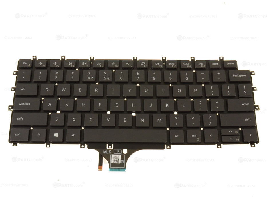 New US INTL - Dell OEM Latitude 9510 / 9520 Backlit Keyboard - 23PXK - G3CMD