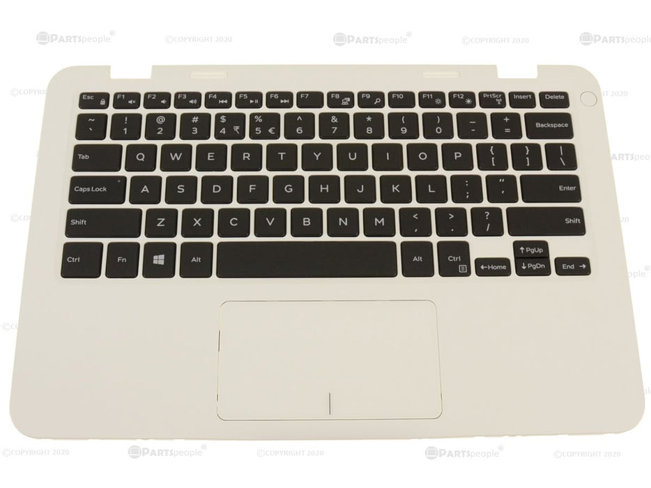 New US INTL - Dell OEM Inspiron 11 (3180) Laptop Palmrest Touchpad Keyboard Assembly - 27KF3