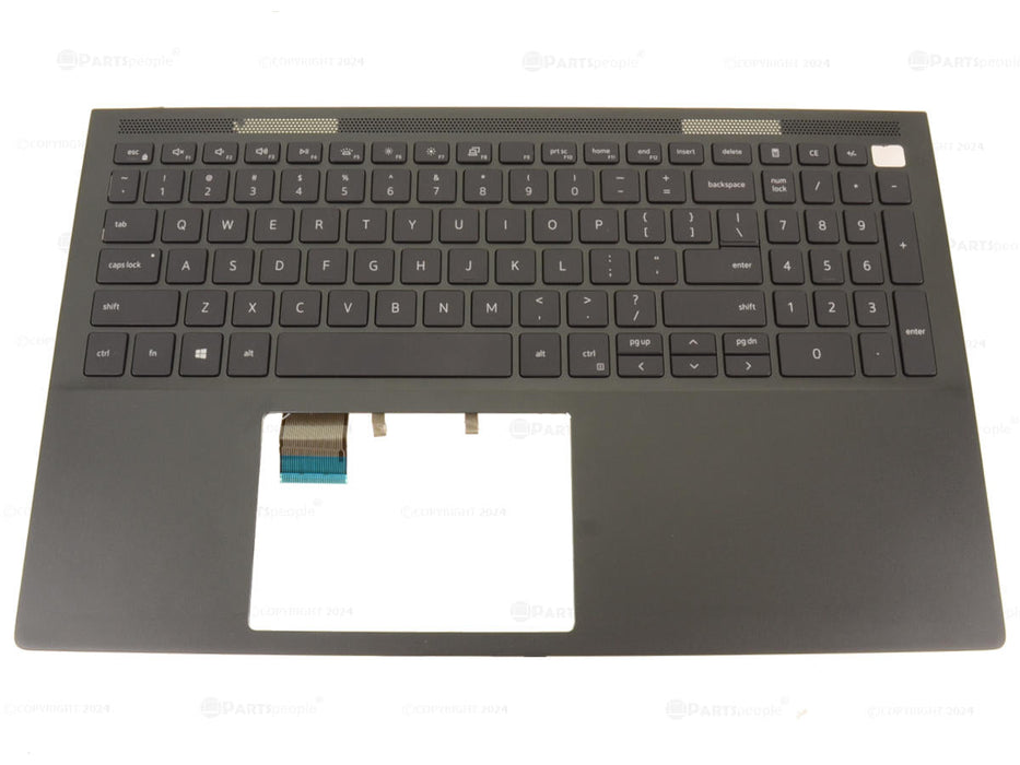 Dell OEM Vostro 7500 / Inspiron 7500 Palmrest Backlit Keyboard Assembly - 2KF2N