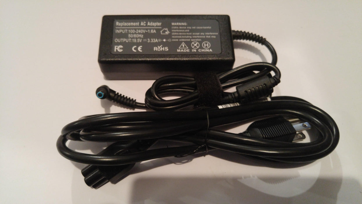 New Compatible HP Pavilion Notebook 15-P081TX 15-P082TX 15-P083TX 15-P084CA 15-P084TX 15-P086TX AC Power Adapter Charger 65W