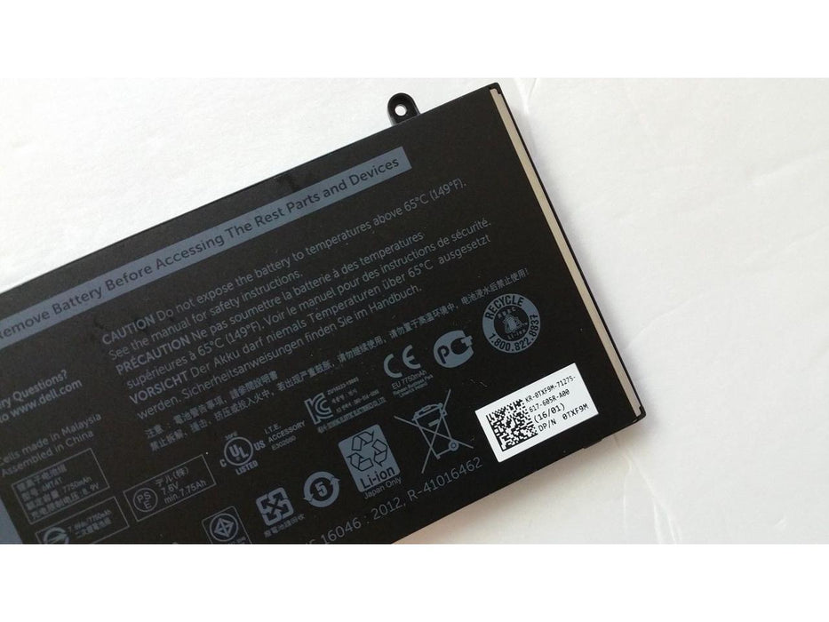 New Genuine Dell 7V69V 7V69Y 6MT4T GMT4T TXF9M 79VRK G5M10 HK6DV Battery 62Wh