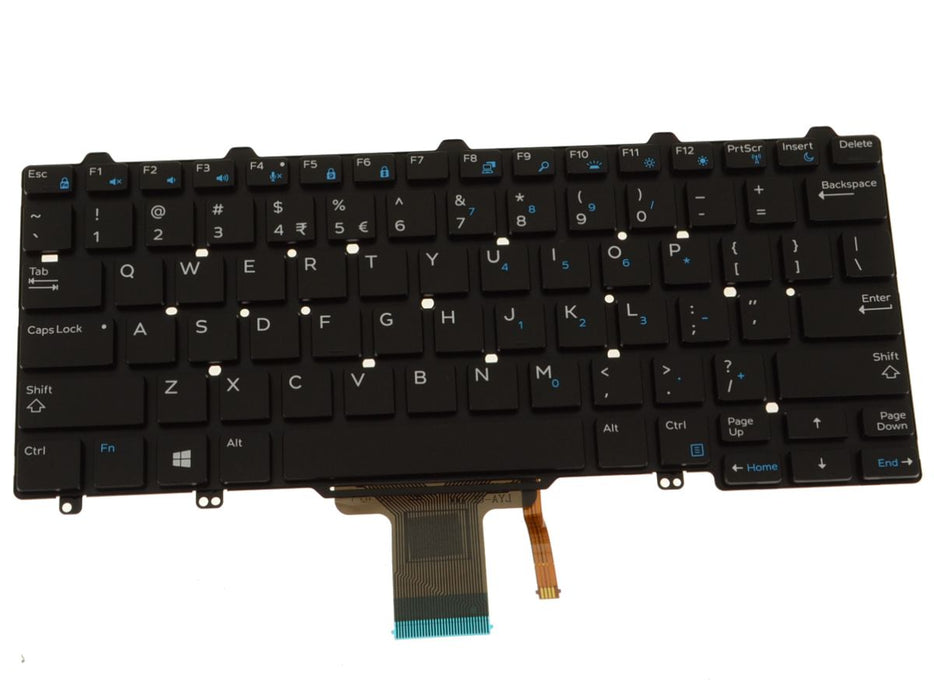 New US INTL - Dell OEM Latitude E7270 / E5270 Laptop Keyboard with Backlighting - 35JP0