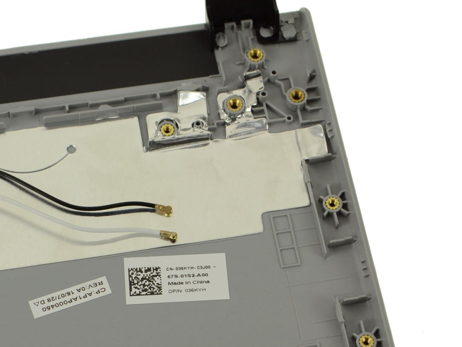 New Dell OEM Vostro 15 (3558) / Inspiron 15 (5558) 15.6" LCD Back Cover Lid Top Assembly - Silver - 36KYH