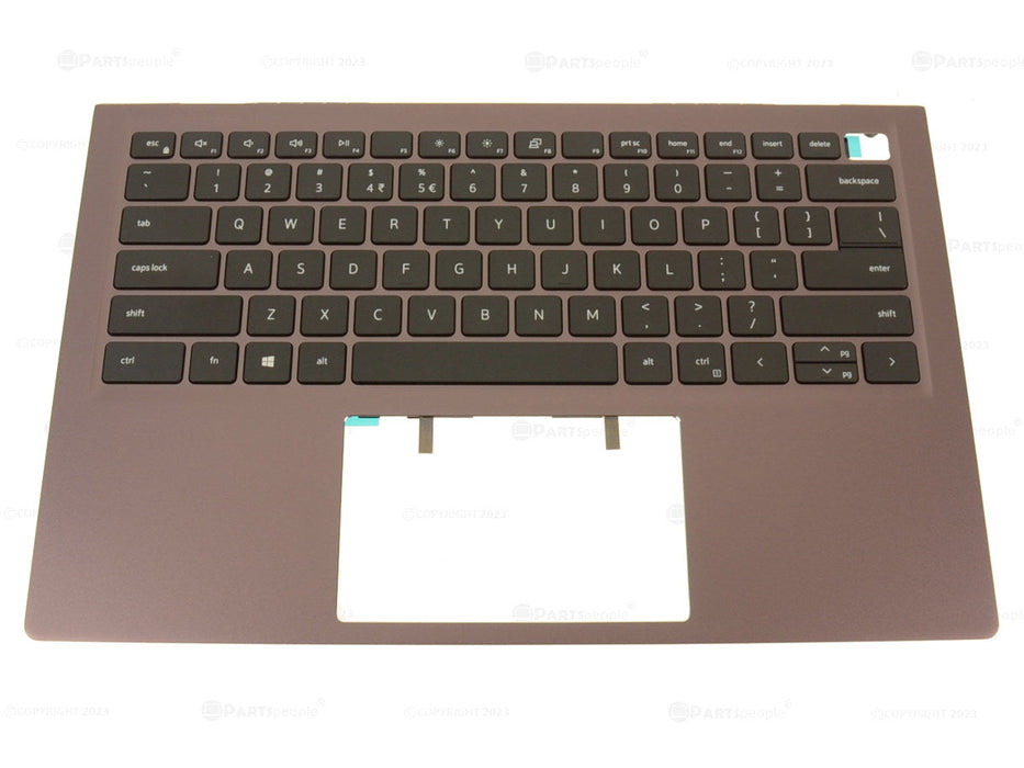 New US INTL - Dell OEM Inspiron 14 5410 Laptop Keyboard Palmrest Assembly - 3DH15