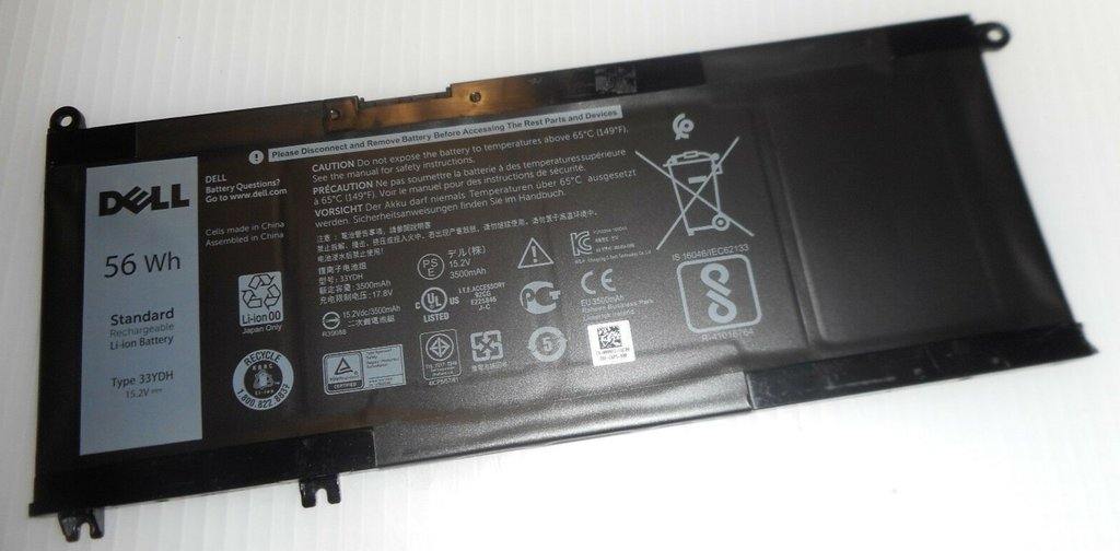 New Genuine Dell 033YDH 33YDH W7NKD 0PVHT1 81PF3 081PF3 P30E001 451-BCDM DNCWSCB6106B Battery 56Wh