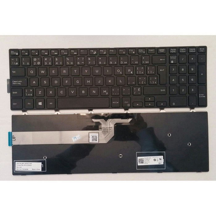 New Dell Vostro 15 3558 Canadian Bilingual Keyboard MP-13N76CU-698 PK1313G3A31 415R2