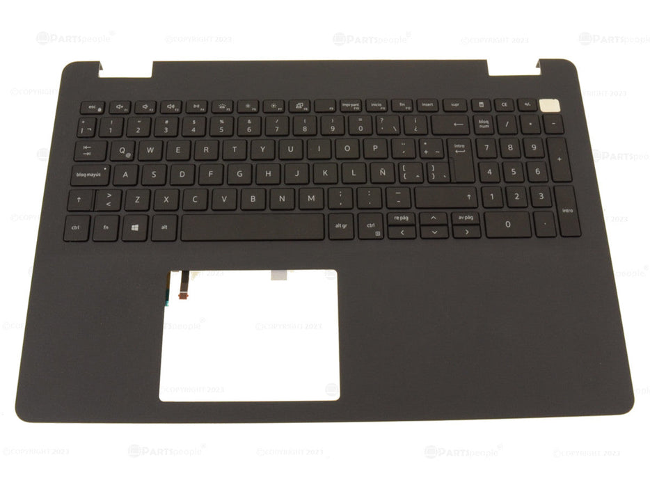 New Spanish - Dell OEM Inspiron 3501 / 3505 Palmrest Backlit Keyboard Assembly - USB C - 45RC5