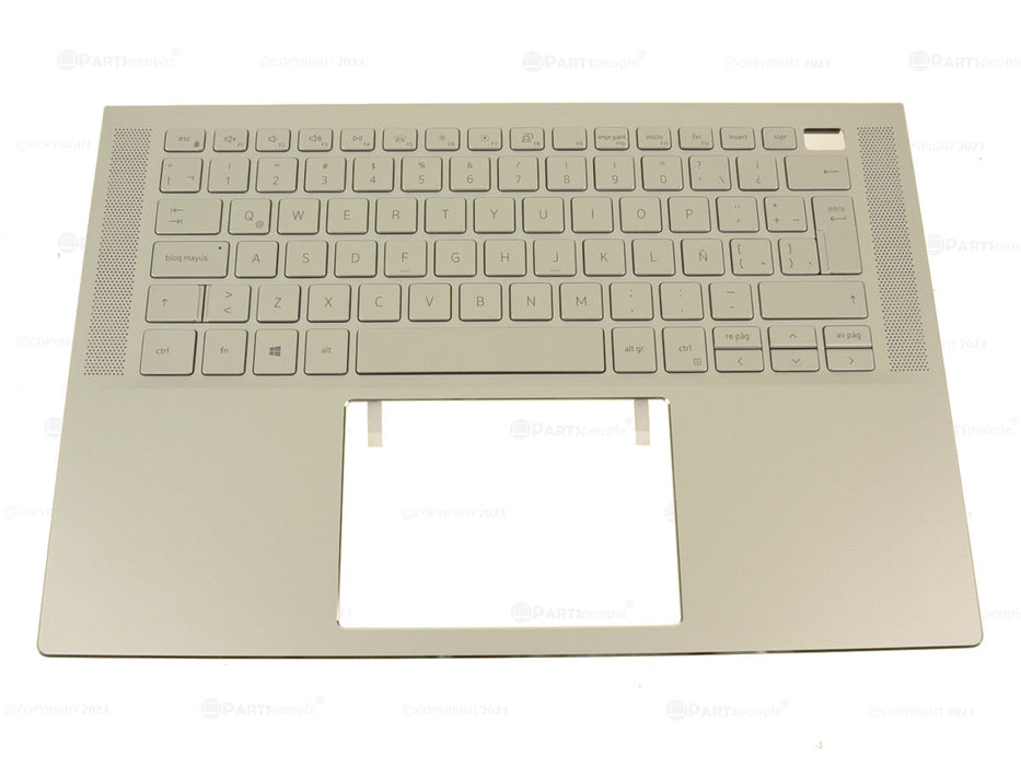 New SPANISH - Dell OEM Inspiron 7400 Backlit Keyboard Palmrest Assembly for 4-cell - 4C - 4PWCC