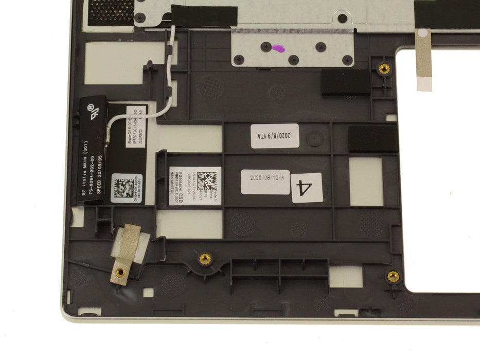 New US INTL - Dell OEM Inspiron 7400 Backlit Keyboard Palmrest Assembly for 4-cell - 4C - K4MHC - 4XG2T