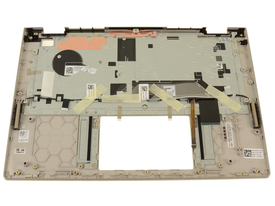 New US INTL - Dell OEM Inspiron 5406 2-in-1 Backlit Keyboard Palmrest Assembly - WY9N3 - 50JD3