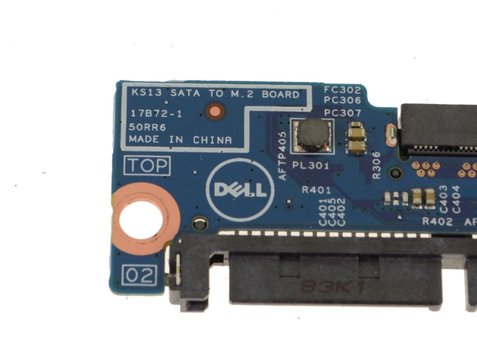 Dell OEM Latitude 13 (3380) 2.5" SATA to M.2 SSD Adapter Circuit Board - 50RR6 w/ 1 Year Warranty