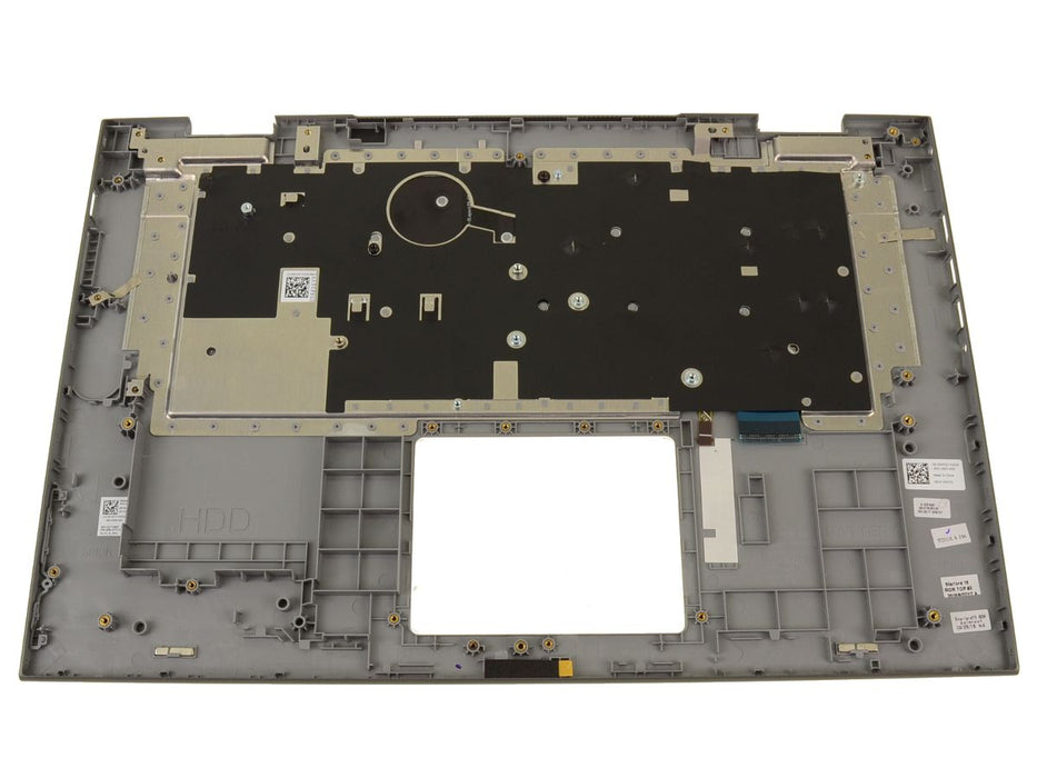 New French English - Dell OEM Inspiron 15 (5568 / 5578) Palmrest French English Backlit Keyboard Assembly - 0HTJC - 51DKT