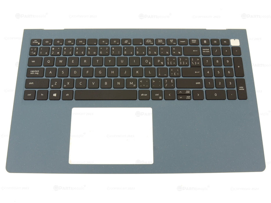 New French English - Dell OEM Inspiron 3510 3511 3515 Palmrest Keyboard Assembly - 5VKXH