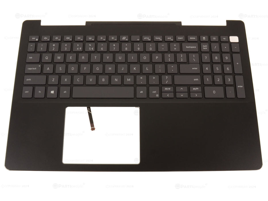 New US INTL - Dell OEM Vostro 15 (7590) Palmrest Backlit Keyboard Assembly - WNTTJ - 621TP