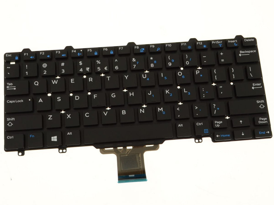 New US INTL - Dell OEM Latitude E7250 / E5250 Laptop Keyboard - Non-Backlit - 62CM0