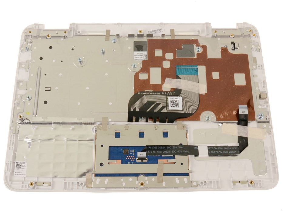 New French-English - Dell OEM Inspiron 11 (3185) 2-in-1 Laptop Palmrest Touchpad Keyboard Assembly - 6NCX7 - F5JCC