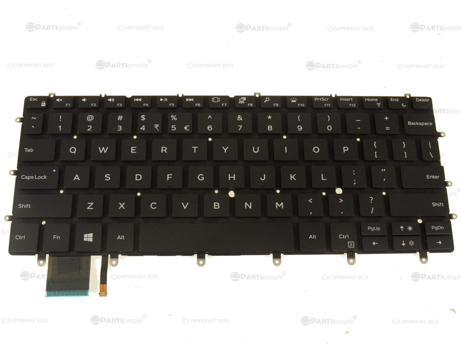 New US INTL - Dell OEM XPS 13 (9370 / 9380 / 7390) Laptop Backlit Keyboard - 6Y7DJ