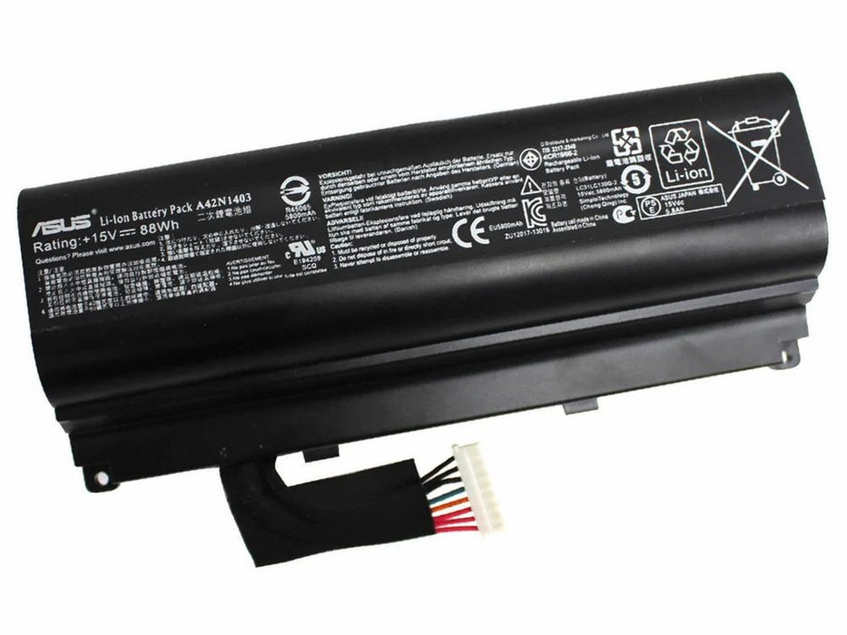 New Genuine Asus G751 G751J G751JM G751JY Battery 88Wh A42LM93 A42N1403