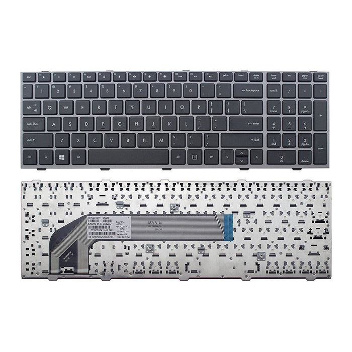 New HP ProBook 4540 4540S 4545 4545S Keyboard with Silver Frame 701548-151 NSK-CC1SW