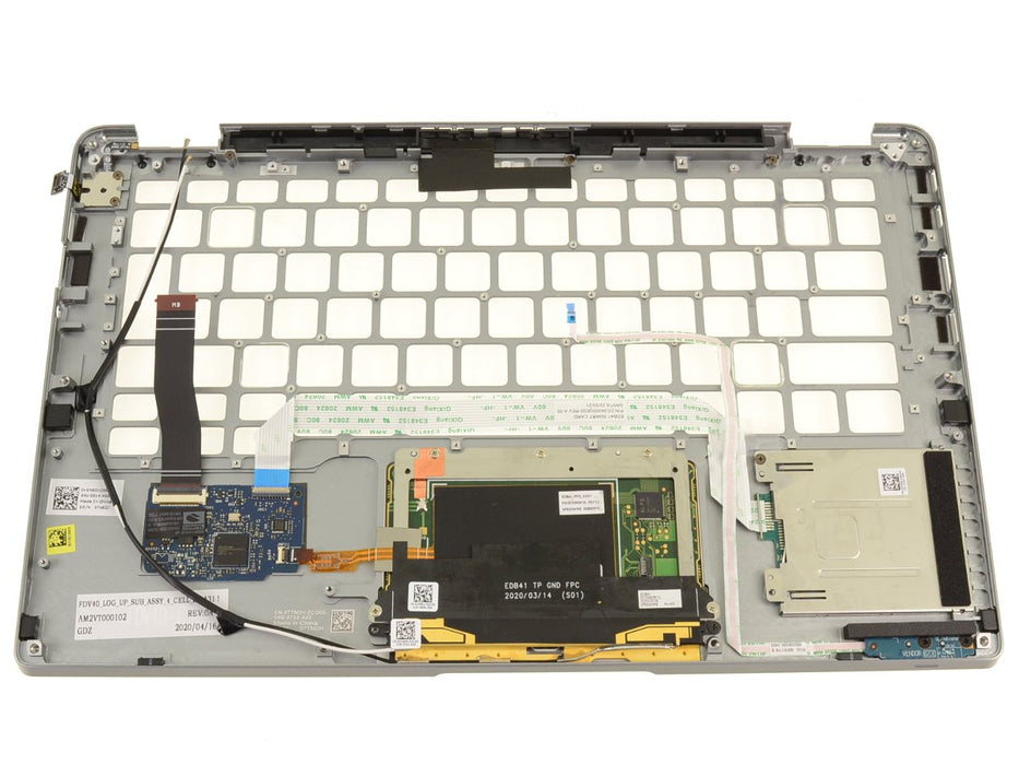 New Dell OEM Latitude 9410 2-in-1 Palmrest Touchpad Assembly 4 Cell - SC - 7482J - 7TM2H - R0M9F