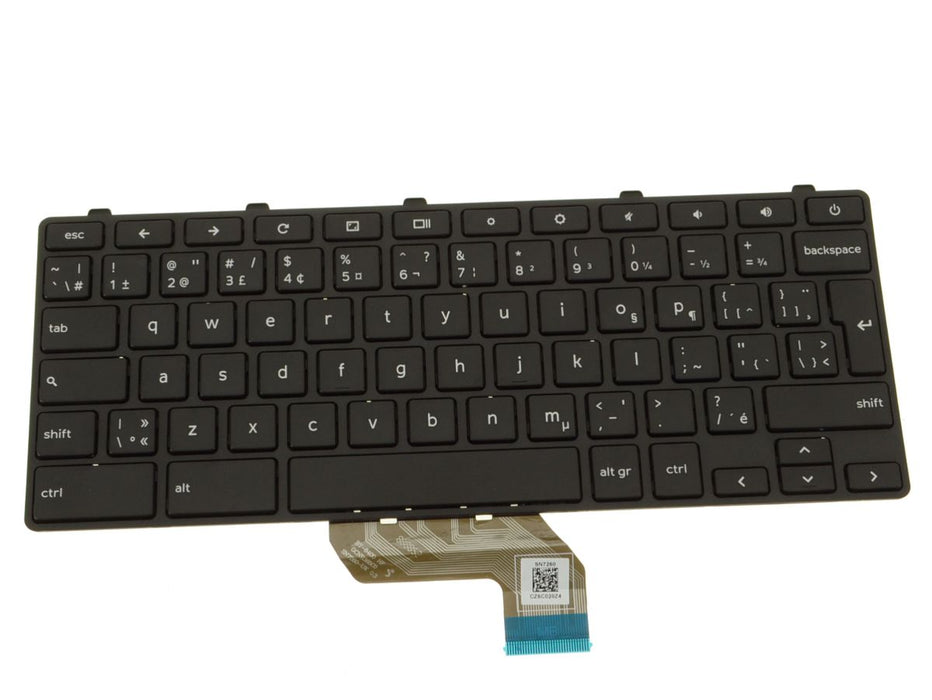 New French Canadian - Dell OEM Chromebook 13 (3380) / Chromebook 11 (3180) Laptop Keyboard - 749D1