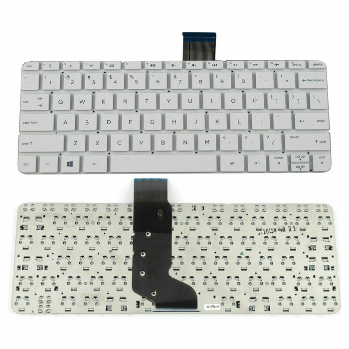 New HP Stream 11 11-D011wm 11-D010WM US White Keyboard 792906-001 794447-001