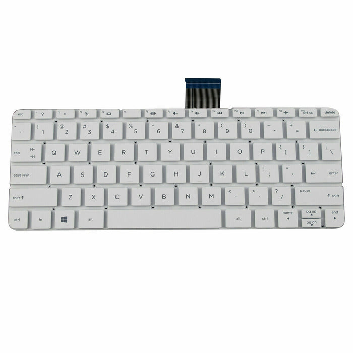 New HP Stream 11 11-D011wm 11-D010WM US White Keyboard 792906-001 794447-001