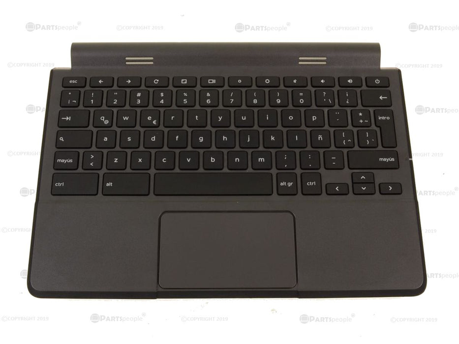 New Spanish - Dell OEM Chromebook 11 (3120) Palmrest Touchpad Keyboard Assembly - 7PVG7