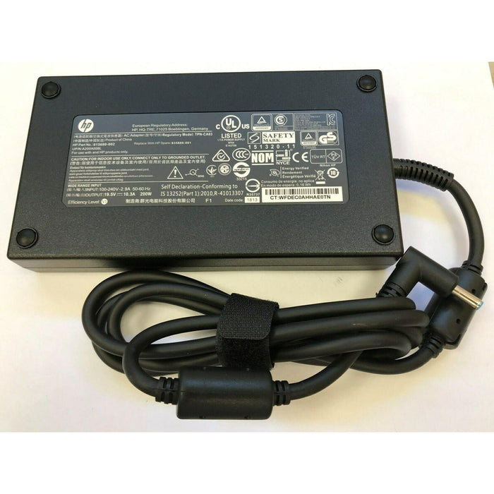 New Genuine HP AC Adapter Charger 19.5V 10.3A 200W TPN-CA03 815680-002 835888-001 4.5*3.0mm blue tip