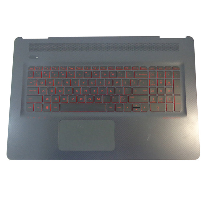 New HP Omen 17-W 17T-W Palmrest w/ Backlit Keyboard & Touchpad 862973-001