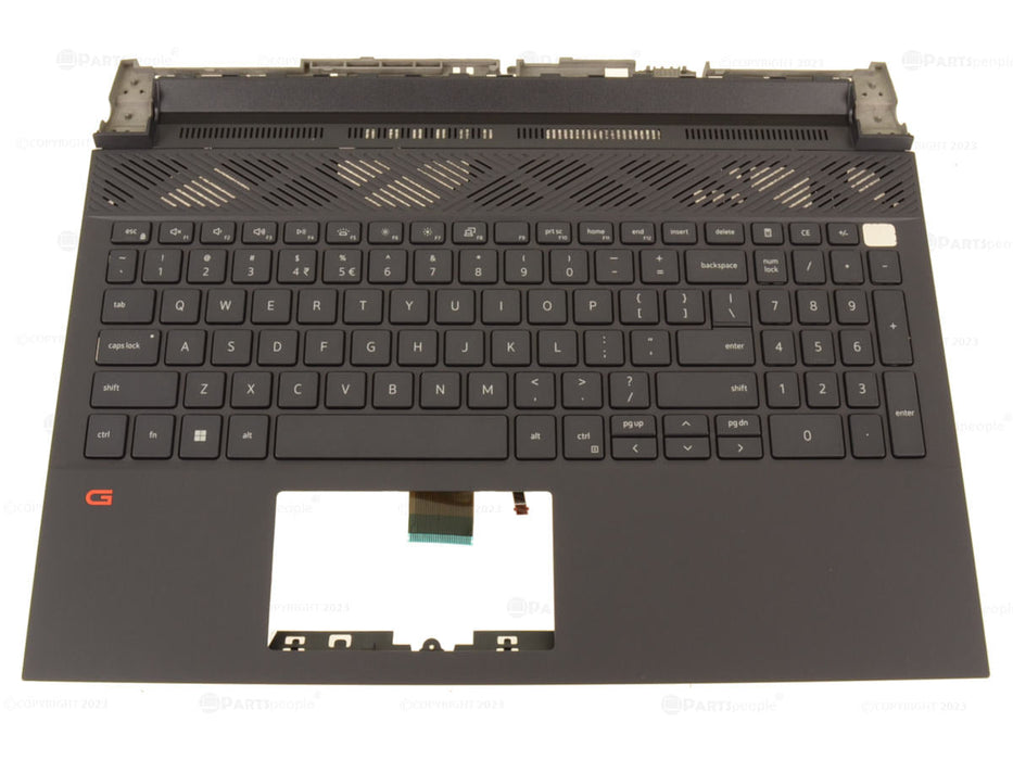 New US INTL - Dell OEM G Series G15 5520 5521 5525 Palmrest / Backlit Keyboard Assembly - 92G77 - 4XJ3D