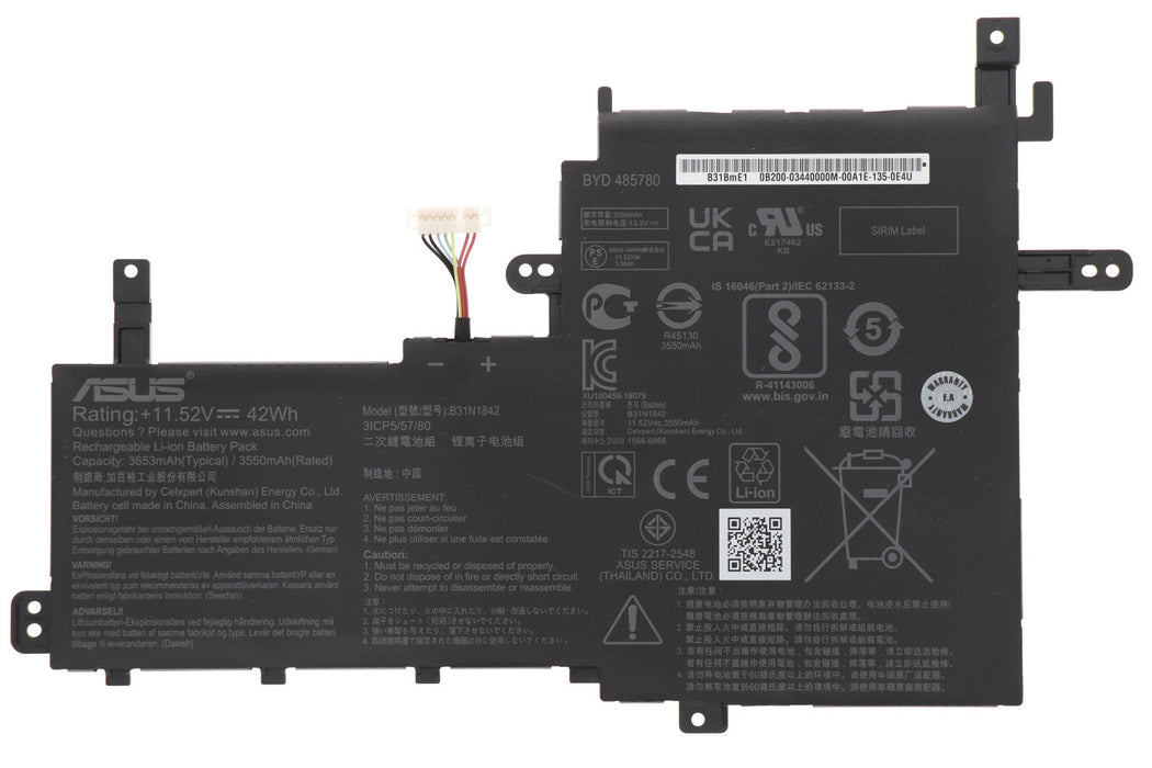 Genuine Asus V531FA V531FL K531FA K531FL S5500FL Battery 42WH