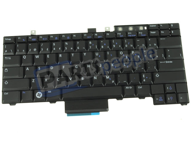 New French Canadian - Dell OEM Latitude E5400 E5500 Laptop Keyboard - Single Pointing - 9V75K