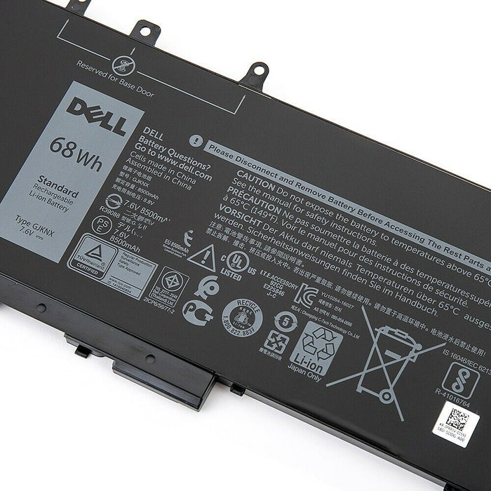 New Genuine Dell Latitude 15 5591 Battery 68Wh