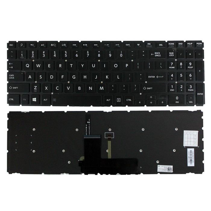 New Toshiba Satellite S55-C S55D-C S55T-C US English Backlit Keyboard