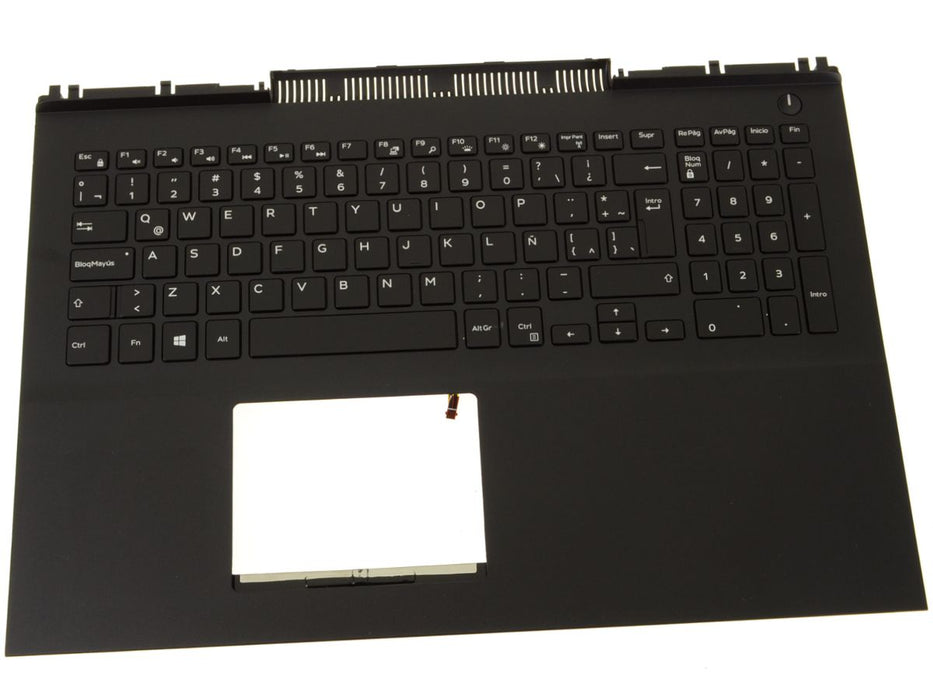 New Spanish - Dell OEM Inspiron 15 (7567 / 7566) Palmrest / Backlit Keyboard Assembly - Backlit - G59VD