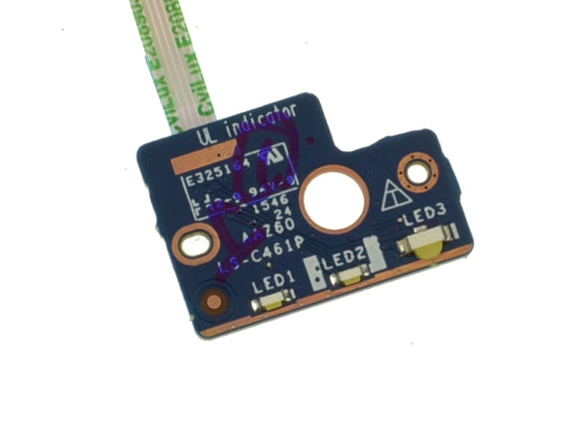 Dell OEM Latitude E7470 Power / HDD / Battery Status Indicator LED Circuit Board - AAZ60